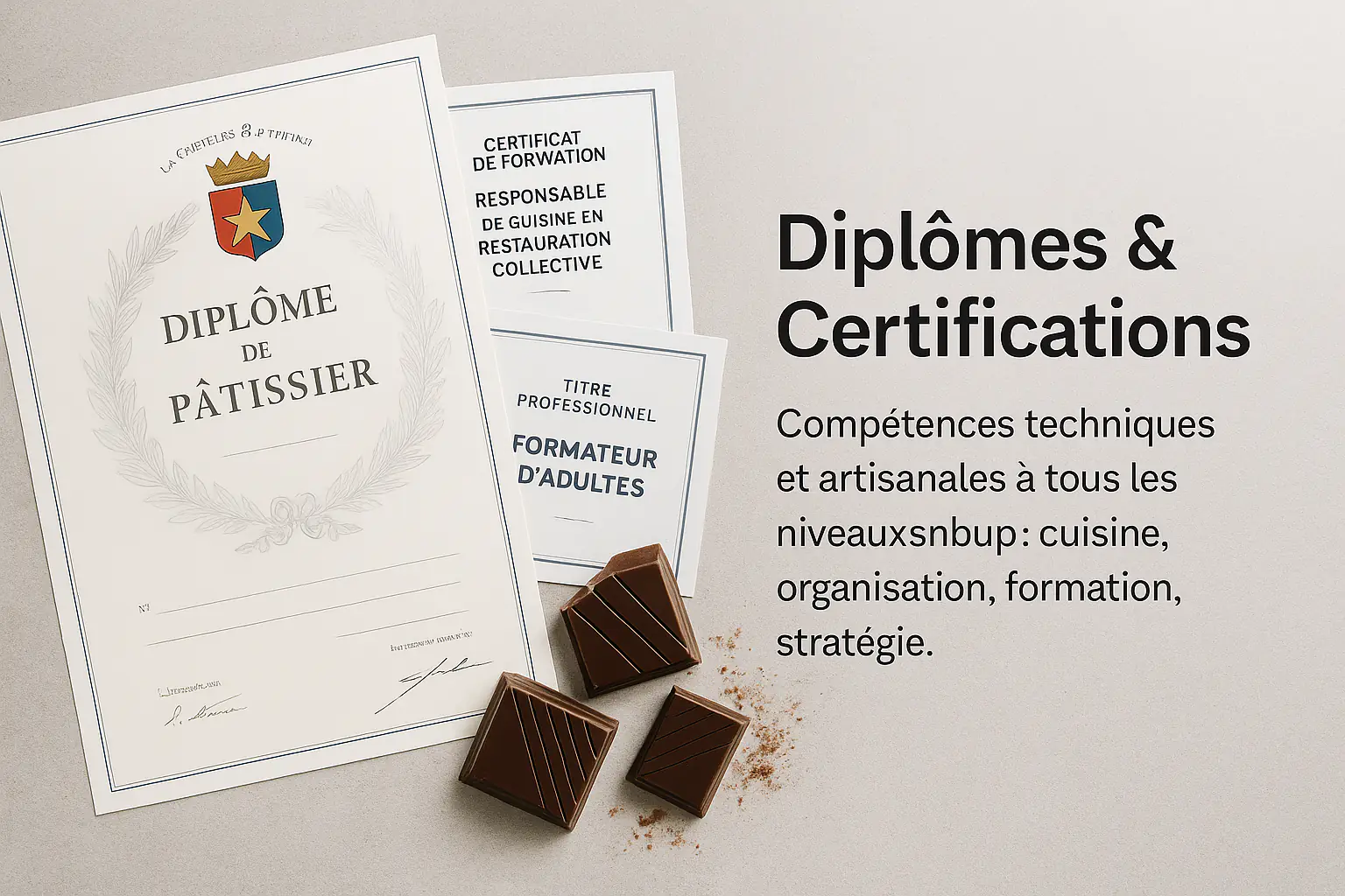 Diplômes et certifications professionnels